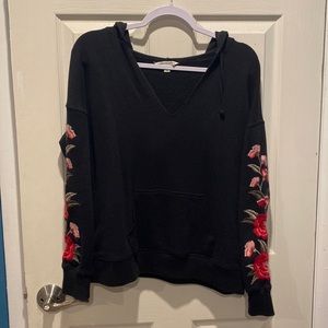 Embroidered sweatshirt. Comfortable and stylish.